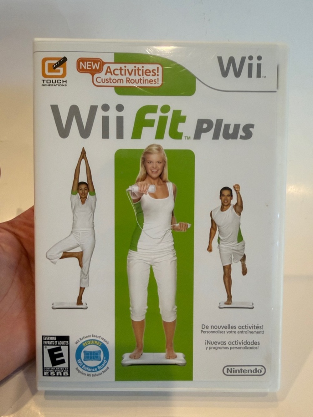 Nintendo Wii Fit Plus - White & Green Artwork (Just Game) Untested